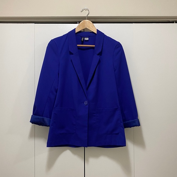 H&M Jackets & Blazers - H&M Blue Blazer
